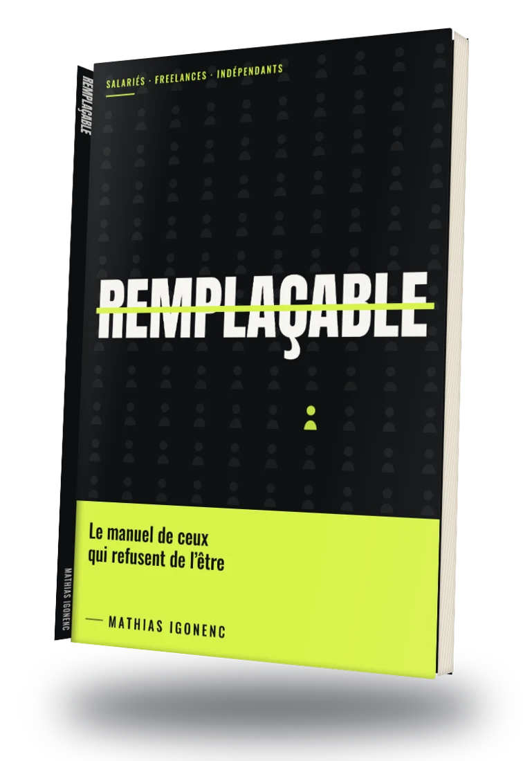 Le livre Remplaçable de Mathias Igonenc