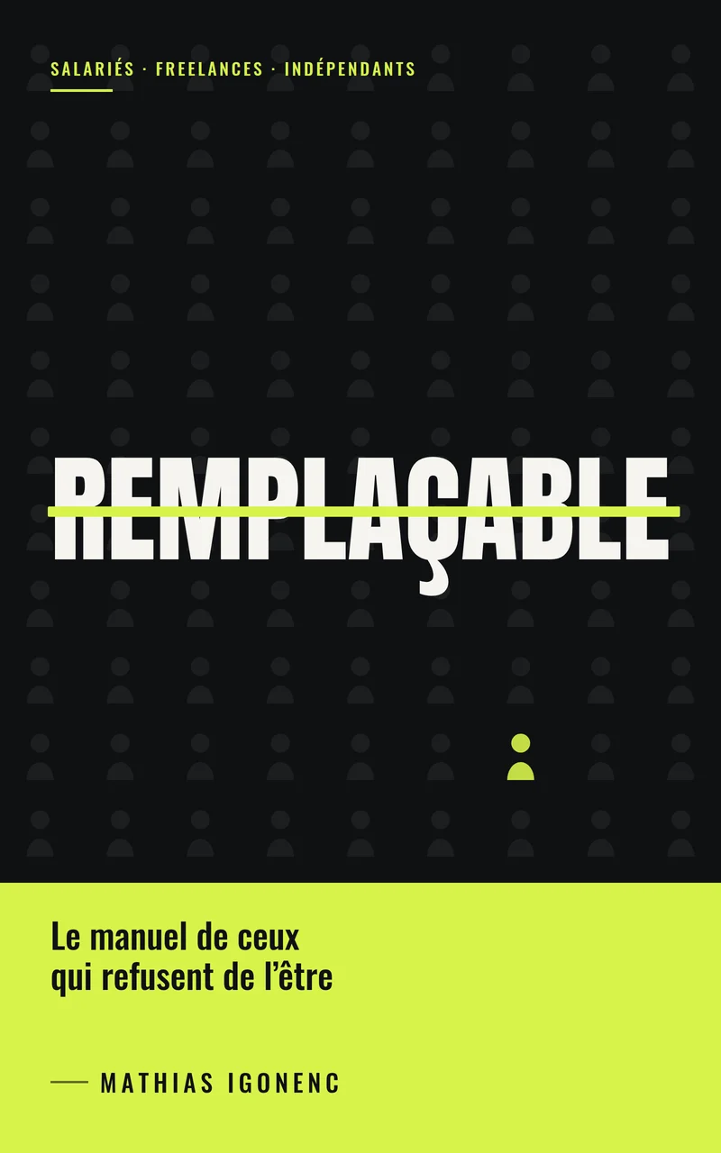 Couverture du livre Remplaçable de Mathias Igonenc